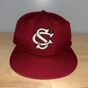 South Carolina Gamecocks New Era Fitted Cap Size 7 5/8